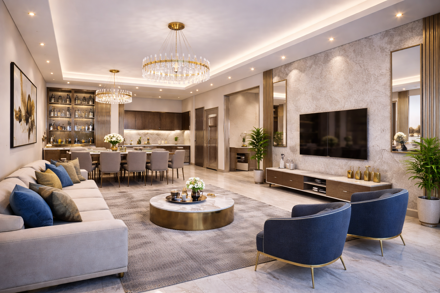4 BHK+S floor plan Lamborghini Residences Gurgaon ultra luxury 2500 sqft